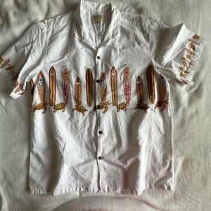 Vintage ROYAL Hawaiian  Creations Aloha Surfboard Short Sleeve Shirt Sz 3XL